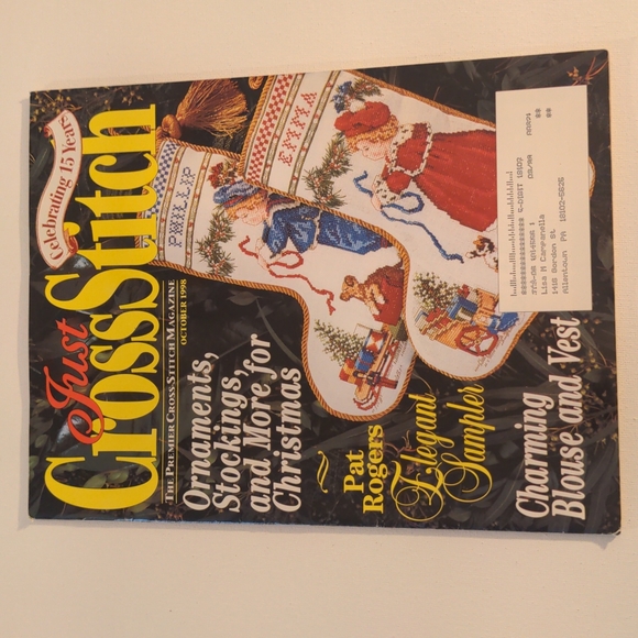 Just CrossStitch Magazine October 1998 - Picture 1 of 15